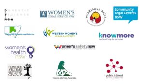 Logos of the different victim-survivor groups who released a media statement