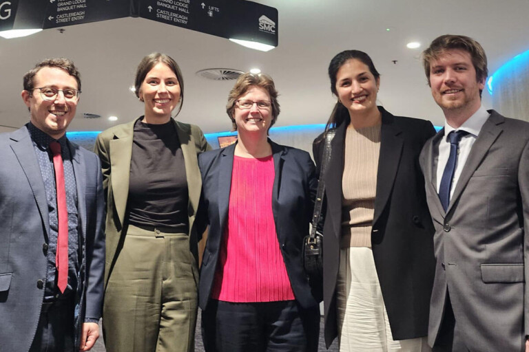 People from knowmore, Women’s Legal Service NSW and Full Stop Australia at a public hearing of the Parliamentary Joint Committee on Human Rights